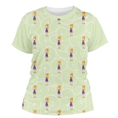 Custom Character (Woman) Women's Crew T-Shirt (Personalized)
