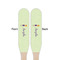 Custom Character (Woman) Wooden Food Pick - Paddle - Double Sided - Front & Back
