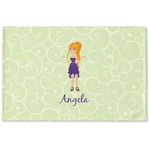 Custom Character (Woman) Woven Mat (Personalized)
