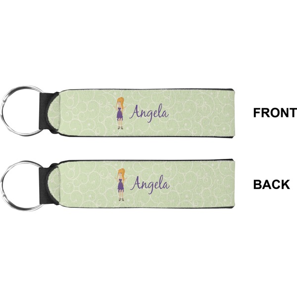 Custom Character (Woman) Wristlet (Front + Back)