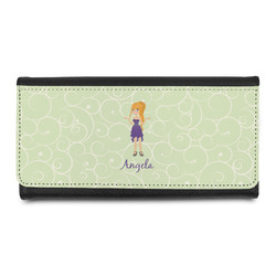Custom Character (Woman) Leatherette Ladies Wallet (Personalized)
