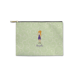 Custom Character (Woman) Zipper Pouch - Small - 8.5"x6" (Personalized)