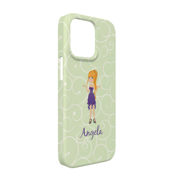 Custom Custom Character (Woman) iPhone Case - Plastic - iPhone 13 (Personalized)