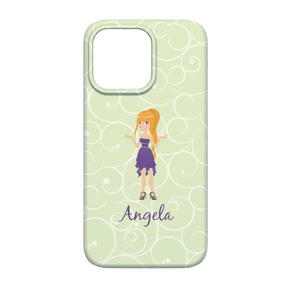 Custom Character (Woman) iPhone 13 Case - Back