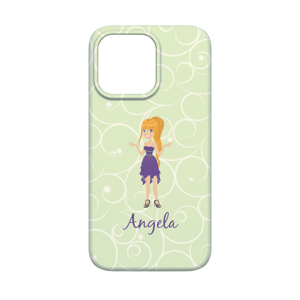 Custom Character (Woman) iPhone 13 Mini Case - Back