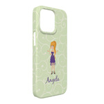 Custom Character (Woman) iPhone Case - Plastic - iPhone 13 Pro Max (Personalized)
