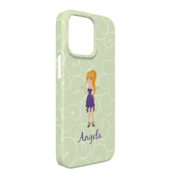 Custom Custom Character (Woman) iPhone Case - Plastic - iPhone 13 Pro Max (Personalized)
