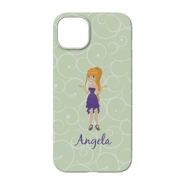 Custom Character (Woman) iPhone 14 Case - Back