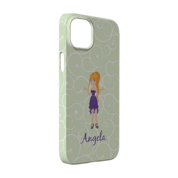 Custom Custom Character (Woman) iPhone Case - Plastic - iPhone 14 Pro (Personalized)