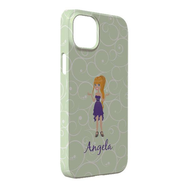 Custom Custom Character (Woman) iPhone Case - Plastic - iPhone 14 Pro Max (Personalized)