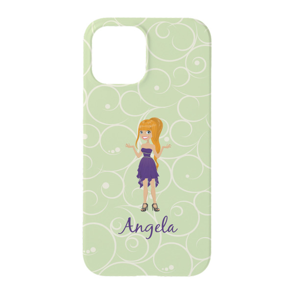 Custom Character (Woman) iPhone 15 Case - Back