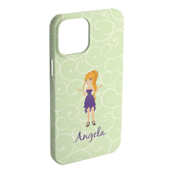 Custom Character (Woman) iPhone Case - Plastic (Personalized)