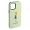 Custom Character (Woman) iPhone 15 Pro Max Tough Case - Angle