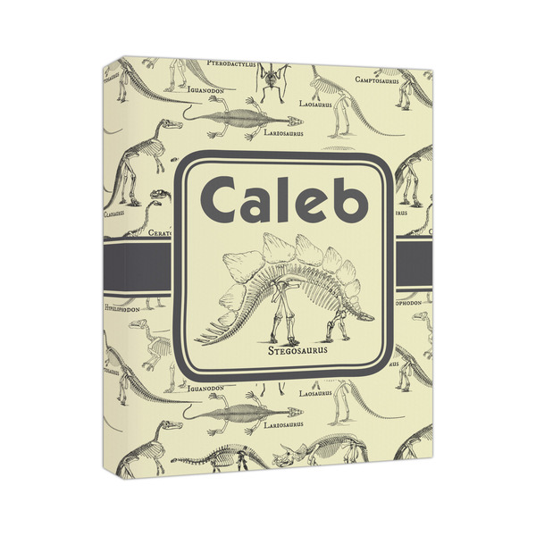 Custom Dinosaur Skeletons Canvas Print (Personalized)