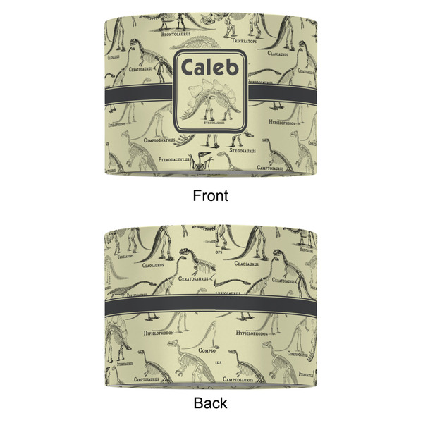 Dinosaur Skeletons 12" Drum Lampshade - APPROVAL (Fabric)