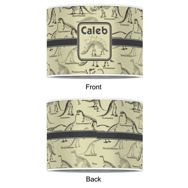 Dinosaur Skeletons 12" Drum Lampshade - APPROVAL (Poly Film)