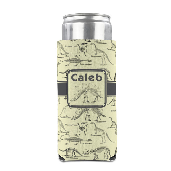 Dinosaur Skeletons 12oz Tall Can Sleeve - FRONT (on can)