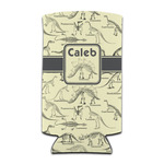 Dinosaur Skeletons Can Cooler (tall 12 oz) (Personalized)