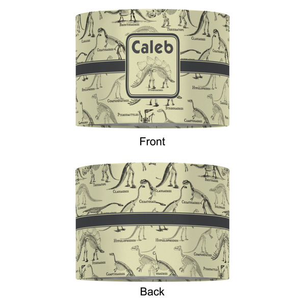 Dinosaur Skeletons 16" Drum Lampshade - APPROVAL (Fabric)