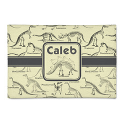 Dinosaur Skeletons 2' x 3' Indoor Area Rug (Personalized)