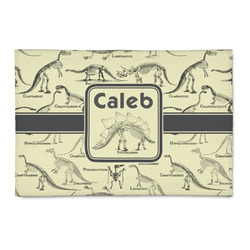 Dinosaur Skeletons Patio Rug (Personalized)