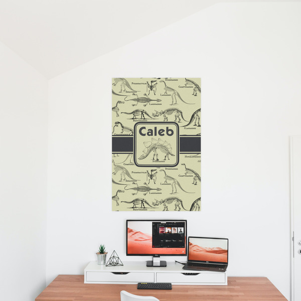 Dinosaur Skeletons 24x36 - Matte Poster - On the Wall