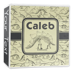 Dinosaur Skeletons 3-Ring Binder - 2 inch (Personalized)