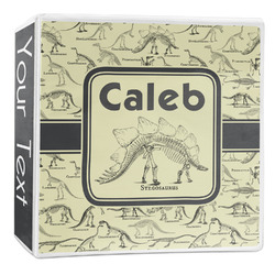 Dinosaur Skeletons 3-Ring Binder - 2 inch (Personalized)