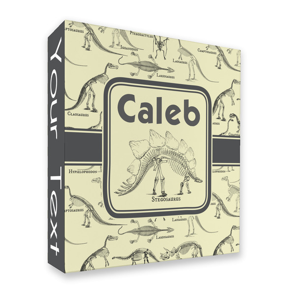 Dinosaur Skeletons 3 Ring Binders - Full Wrap - 2" - FRONT