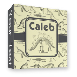 Dinosaur Skeletons 3 Ring Binder - Full Wrap - 3" (Personalized)