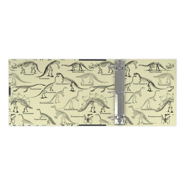 Dinosaur Skeletons 3 Ring Binders - Full Wrap - 3" - OPEN INSIDE