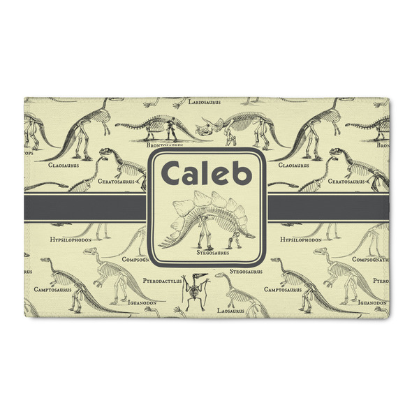 Custom Dinosaur Skeletons 3' x 5' Patio Rug (Personalized)