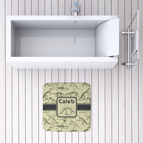 Dinosaur Skeletons 48x48 Foam Memory Mat - LIFESTYLE