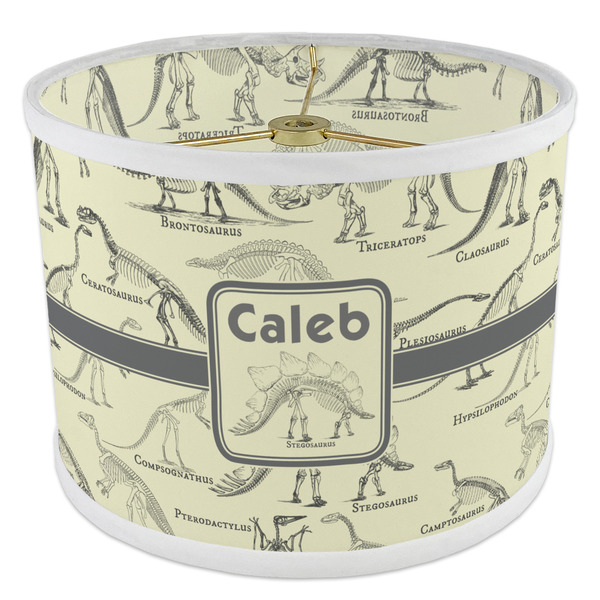Dinosaur Skeletons 8" Drum Lampshade - ANGLE Poly-Film
