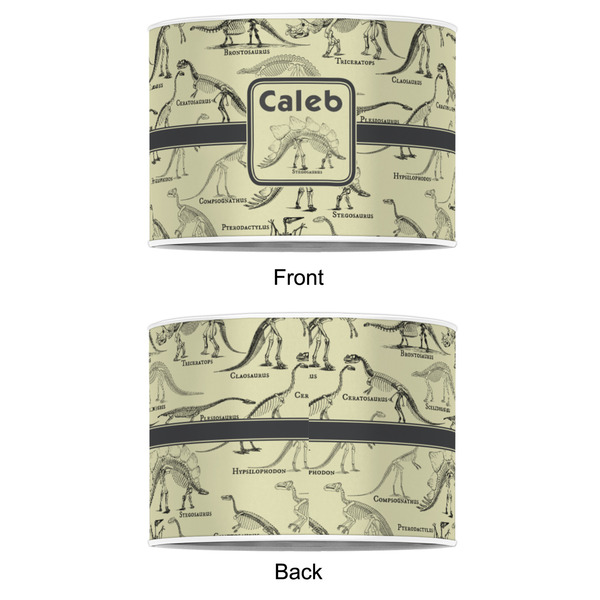 Dinosaur Skeletons 8" Drum Lampshade - APPROVAL (Poly Film)