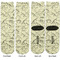 Dinosaur Skeletons Adult Crew Socks - Double Pair - Front and Back - Apvl