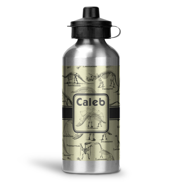 Custom Dinosaur Skeletons Water Bottles - 20 oz - Aluminum (Personalized)
