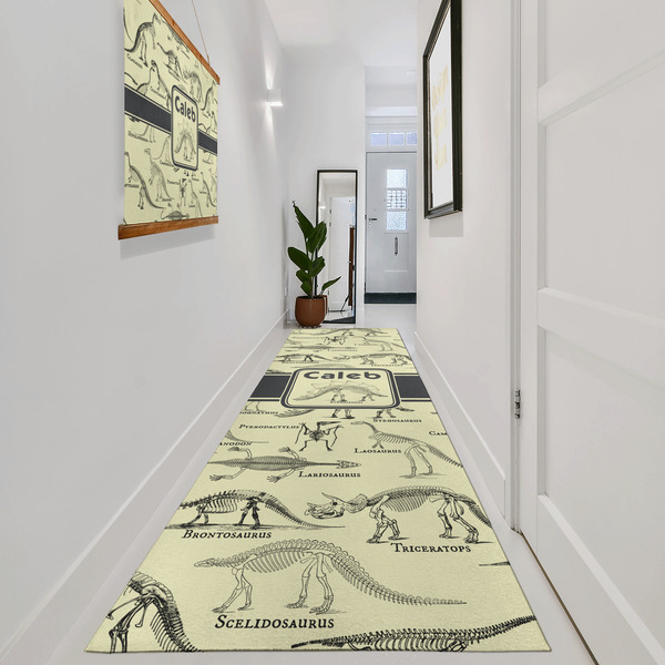 Dinosaur Skeletons Area Rug Sizes - In Context (vertical)