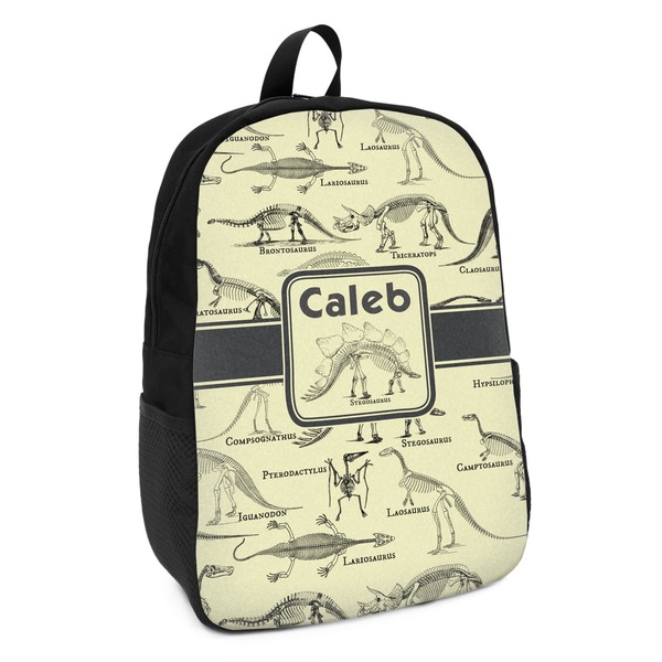 Custom Dinosaur Skeletons Kids Backpack (Personalized)