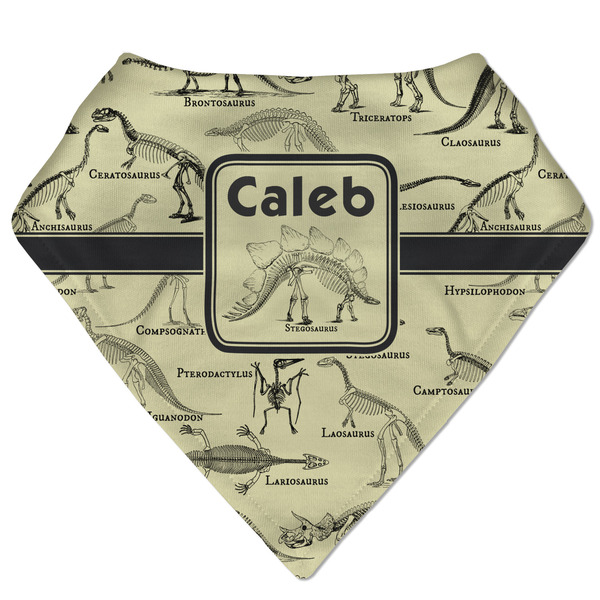 Custom Dinosaur Skeletons Bandana Bib (Personalized)