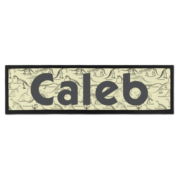 Custom Dinosaur Skeletons Bar Mat (Personalized)