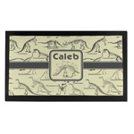 Dinosaur Skeletons Bar Mat - Small (Personalized)