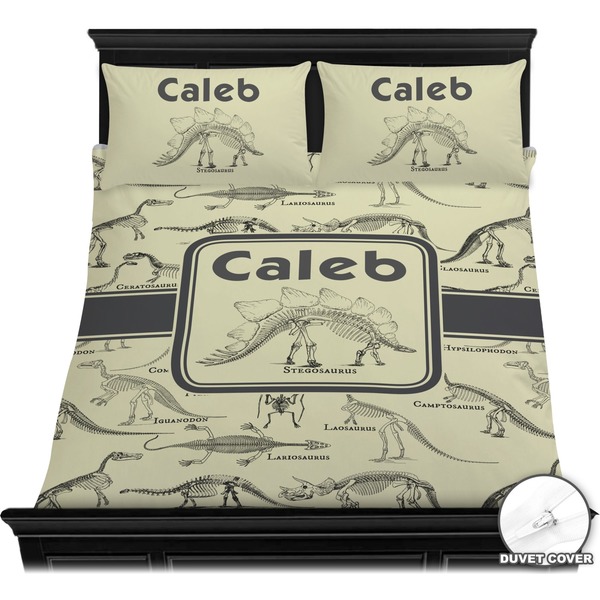 Dinosaur Skeletons Bedding Set (Queen) - Duvet