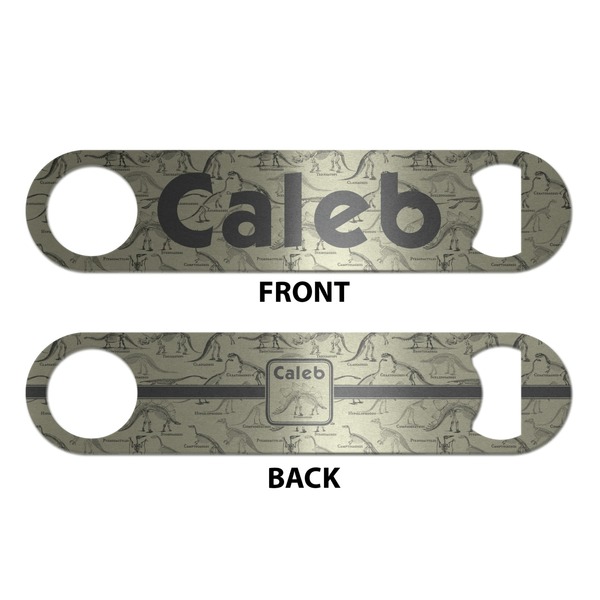 Dinosaur Skeletons Bottle Opener - Front & Back