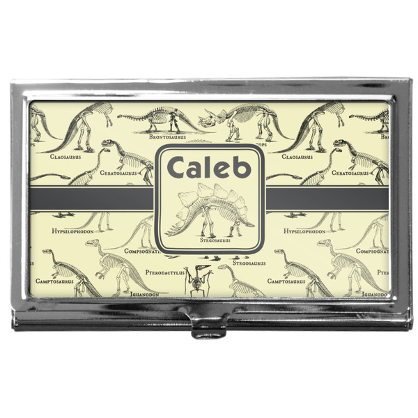 Custom Dinosaur Skeletons Business Card Case
