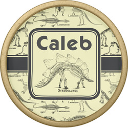 Dinosaur Skeletons Cabinet Knob - Gold (Personalized)
