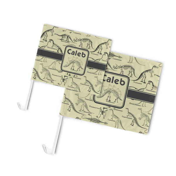 Dinosaur Skeletons Car Flags - PARENT MAIN (both sizes)