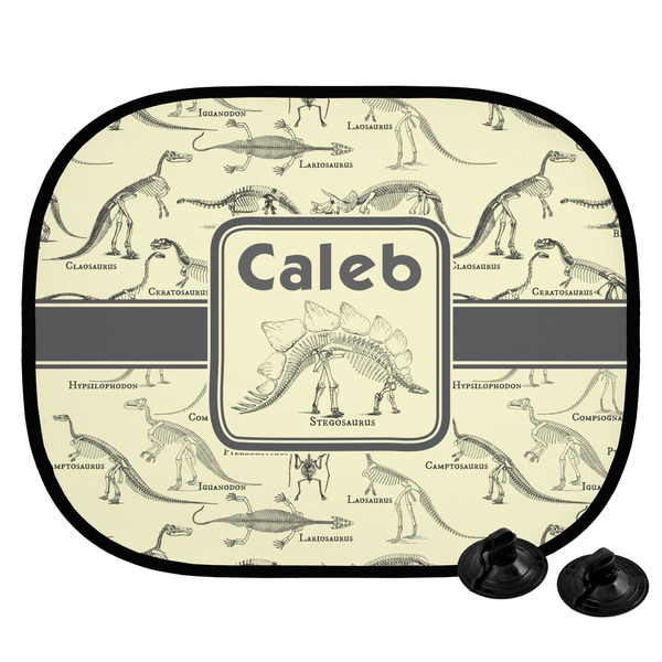 Custom Dinosaur Skeletons Car Side Window Sun Shade (Personalized)
