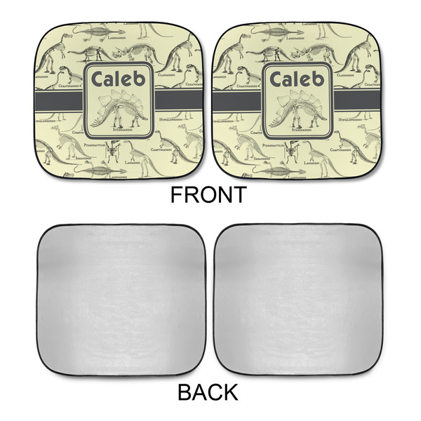 Dinosaur Skeletons Car Sun Shades - APPROVAL