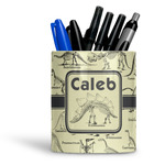 Dinosaur Skeletons Ceramic Pen Holder